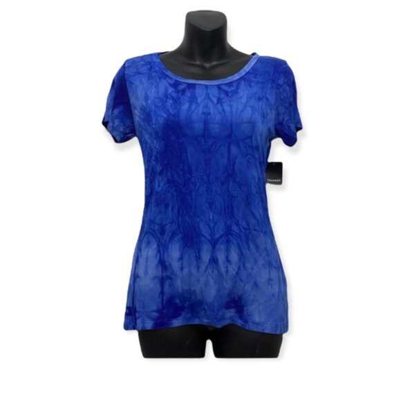 NWT Tahari Karina Knit Tie Dye Tee size small - Picture 1 of 3